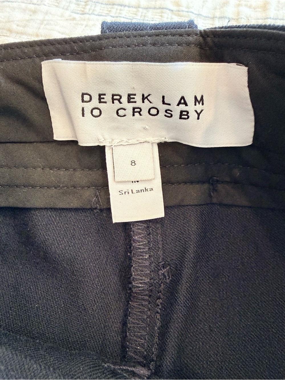 10 Crosby Derek Lam Robertson Black Sailor Ponte Flare Pants - Picture 9 of 13
